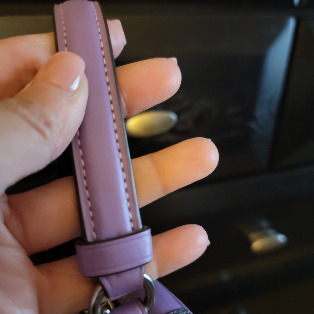 Coach Brown and Purple Crossbody Bag - Picture 7 of 7